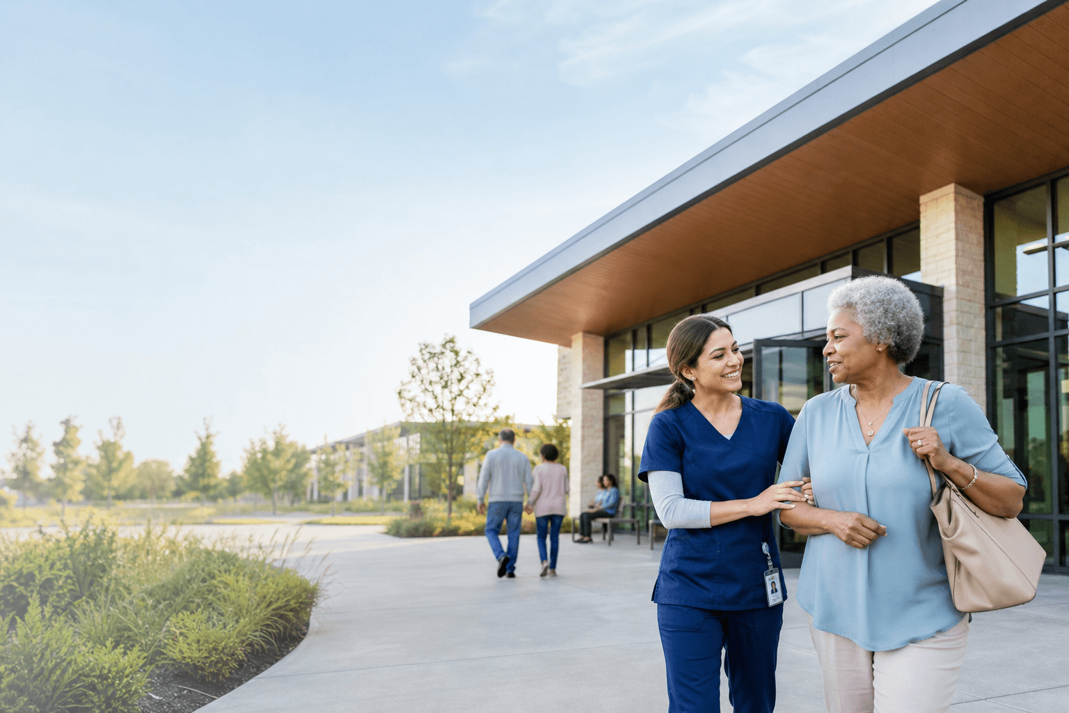 Multi-site healthcare facilities including clinic and hospital settings
