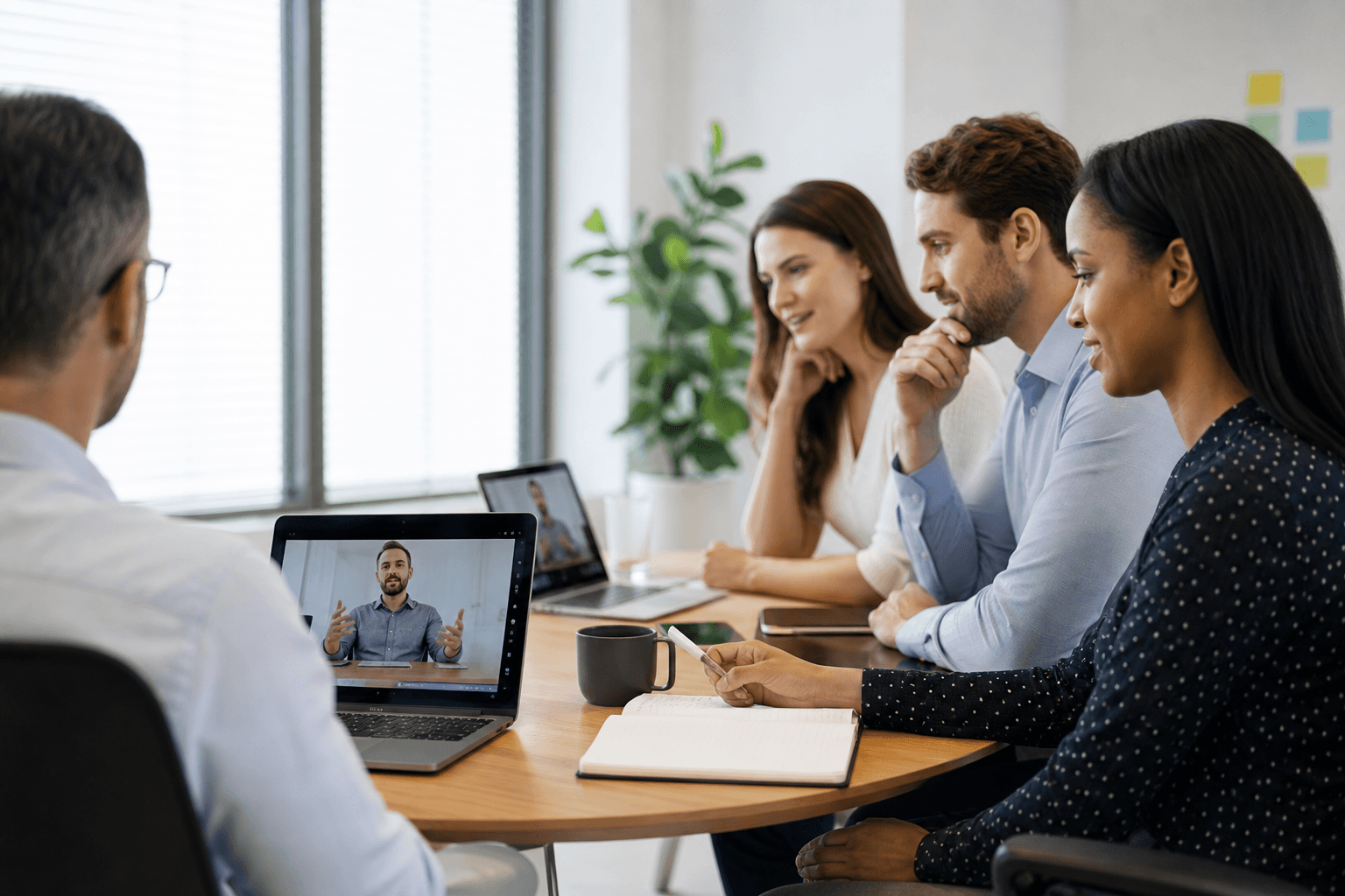 Team attending a live Crewtic workforce management webinar
